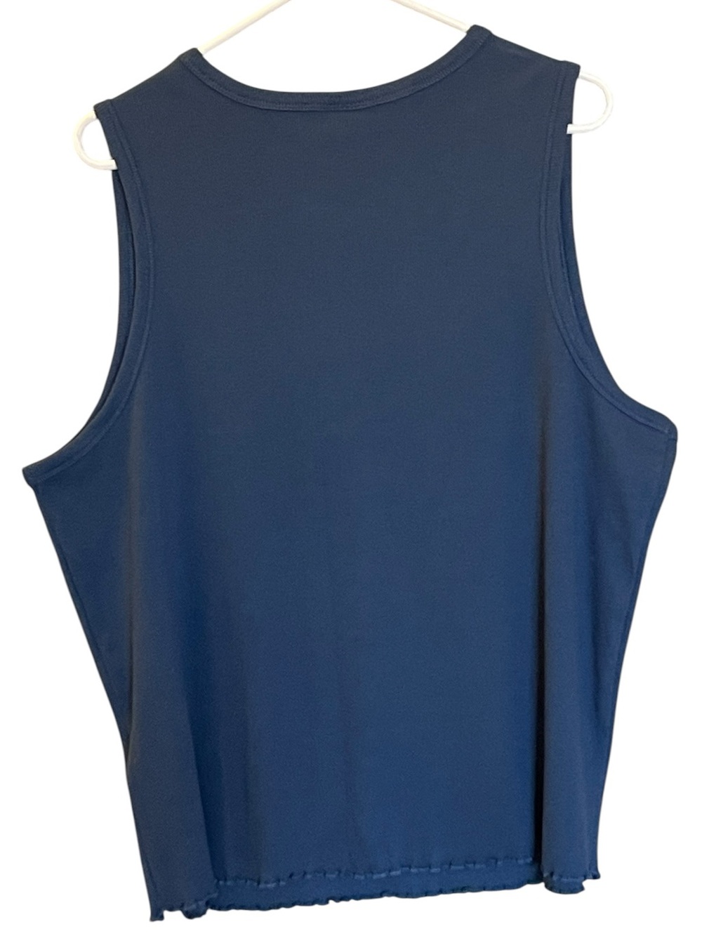 Disney Blue Embroidered Jasmine Tank 2X - Picture 5 of 9